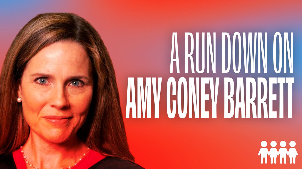 So, it's official. Trump has nominated Amy Coney Barrett to fill the open Supreme Court seat. Here's a run down on  #AmyConeyBarrett from our youth-led Judicial Advocacy Team.