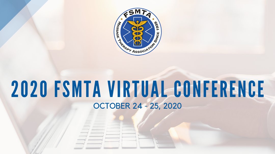 The 2020 FSMTA Virtual Conference provides a rich learning environment for current and aspiring Massage Therapists with information on infection control, self-care, and strategies for rebuilding after a pandemic.
#massage #massagetherapy #massageces #fsmta
fsmta.org/2020-virtual-c…