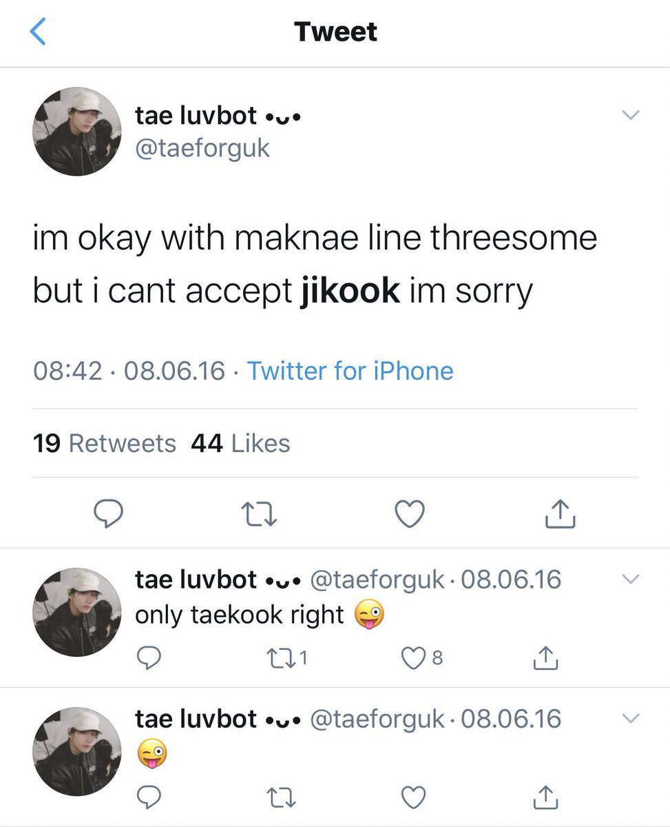 lit came to our attention that  @taeforguk had made MULTIPLE shady remarks toward J/M and J/K in the past it would be nice if you would explain yourself this time. ++