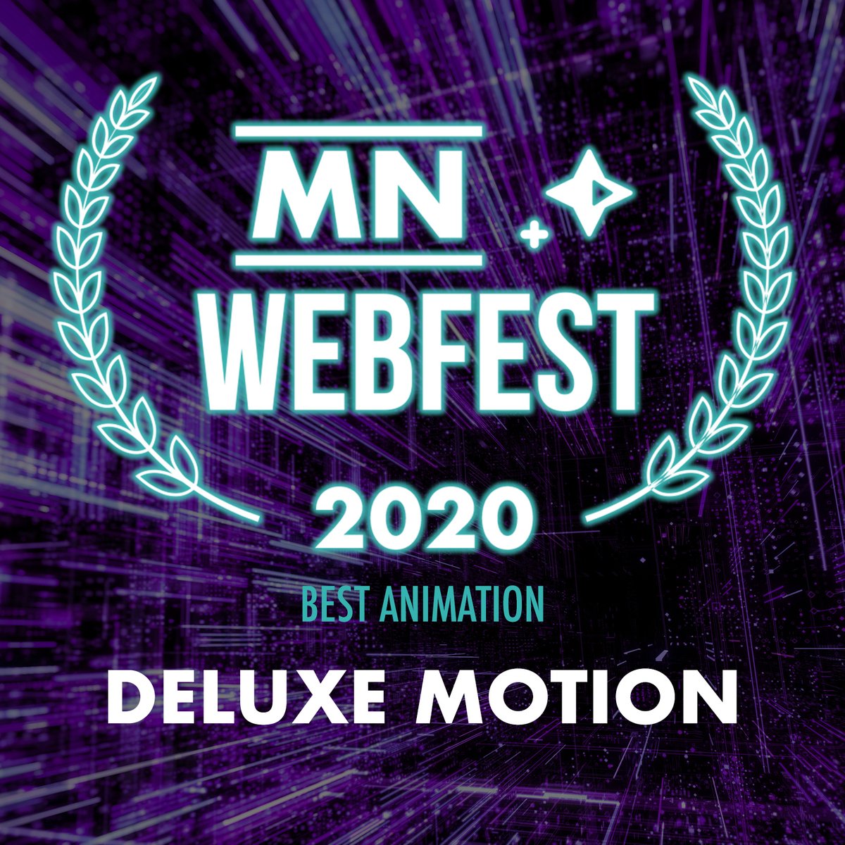 MNWebFest's tweet image. Congratulations to DELUXE MOTION, winner of BEST ANIMATION!

#MNWebFest #MNWebFest2020