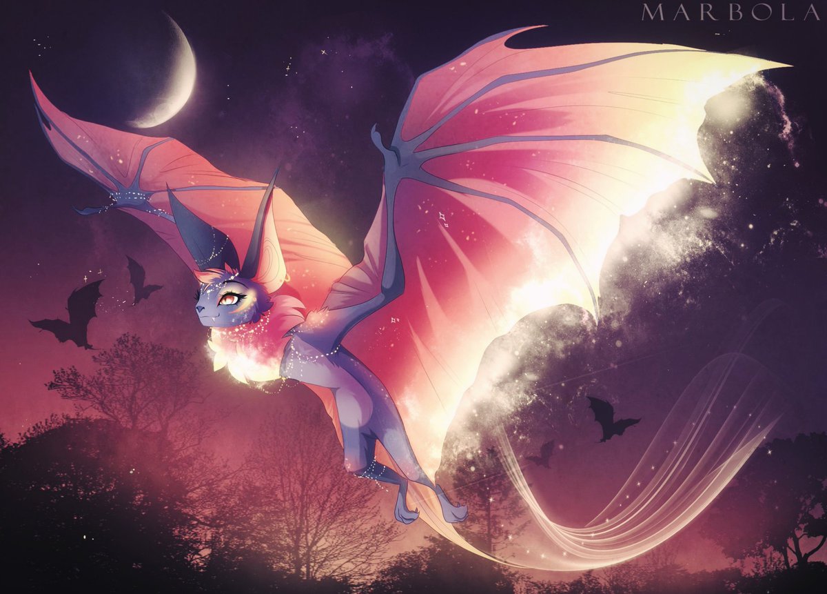 marbola_art's tweet photo. Idk, I just wanted to draw a bat, lol, so this little baby turned out in the end
👁👅👁
✨🦇🦇🦇✨
#bat #bats #art #digitalart #art #flyingmouse #moon #forest https://t.co/VC10bnOIfm