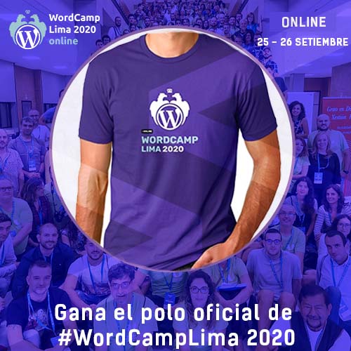 wpperu's tweet photo. 🚨 Sorteo oficial para asistentes de #WordCampLima2020 

Estamos sorteando el polo oficial del evento, SOLO FACEBOOK: 

- Ingresen a la fan page @wpperu para participar. 

#OnlineWPMeetup #WordCamp #WordpressPERU #WordPressEvent https://t.co/pPZrwK3rnT