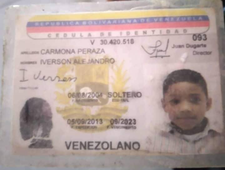 ReporteYa's tweet photo. #26Sep #Yaracuy #Protesta 
@carlosi_suarez: Iverson Carmona, de 16 años de edad,  fue detenido en Yaritagua y lo trasladaron a Chivacoa. Al parecer, lo sacaron de un establecimiento comercial donde se encontraba y lo acusan de estar protestando https://t.co/EYZdyjG1dg