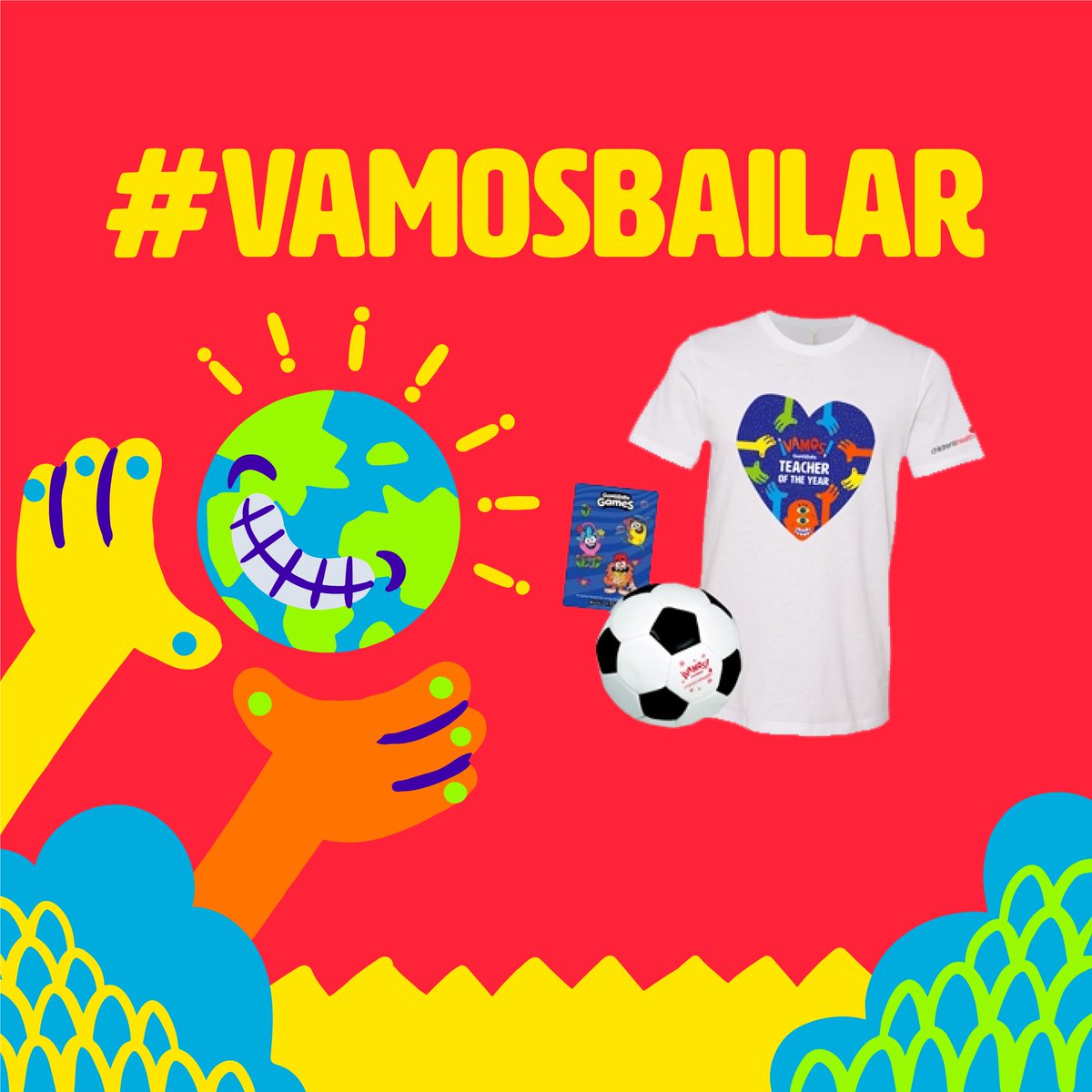 GoNoodle's tweet photo. Loving our #VamosGoNoodle videos? Win some awesome GoNoodle merch by tagging #vamosbailar in your favorite video that shows you and your family moving to the music! Contest ends Oct. 4th and winners will be announced the week of Oct. 7th. https://t.co/Bu6f8I9iqQ