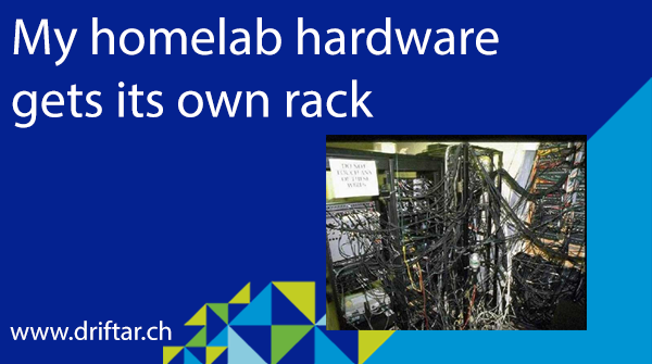 widmerkarl's tweet photo. New Post: My homelab hardware gets its own rack @VMware #VMware #vExpert #LackRack https://t.co/OfVn0kQhRV https://t.co/dvv51ZTZ48