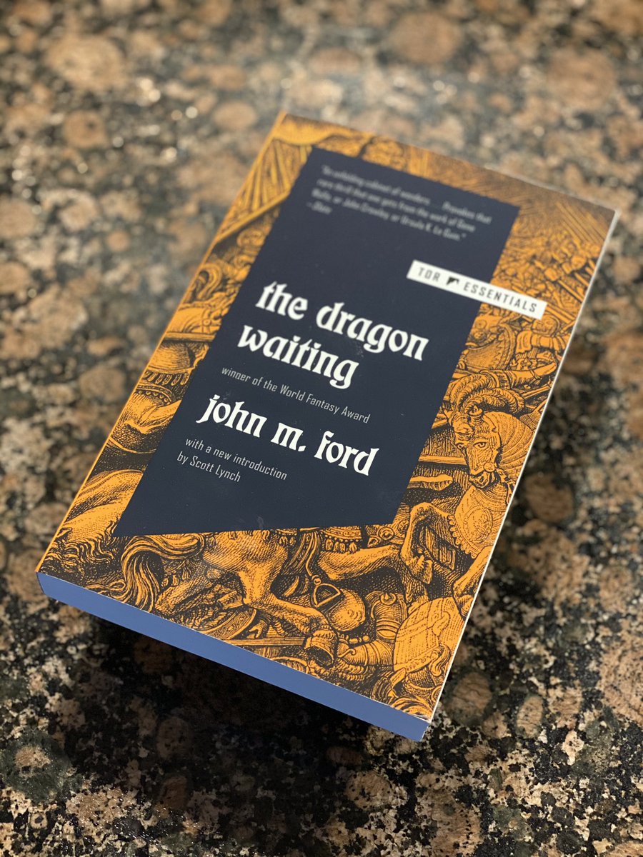 inkpaperblog's tweet photo. Thank you to @torbooks #TorEssentials for sending me their reissue of the fantasy classic #TheDragonWaiting by #JohnMFord - out 9/29/20. I love mismatched groups on a fantasy adventure to save the world!! PS- I am obsessed with this cover! #gift #books #fantasynovel #reading https://t.co/cvmzydNNnx