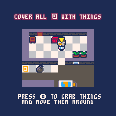 Added a little tutorial to make things clear #AGBIC  #ClubPicocho  #GameDev  #Pico8  #ScreenshotSaturday