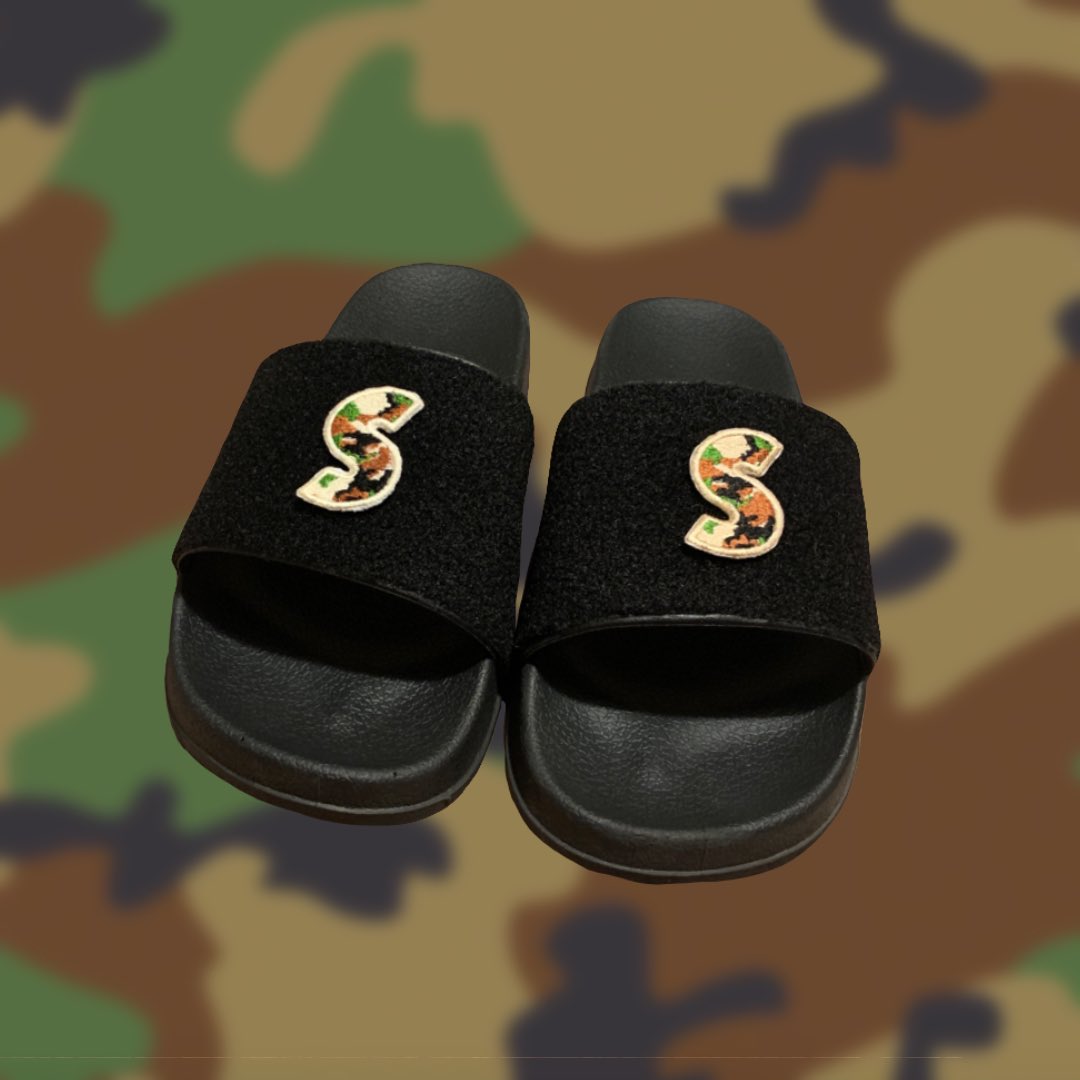 slightestapparl's tweet image. Our Camo “S” Logo Patch 💚🤎🖤
#camouflage #moralpatch #custompatches #coolshoes #customshoes #customkicks #hypebeastkicks #hypebeasts #slippers #sandals #slides #shoesonline #summershoes #falloutfits #supportsmallbusiness #supportblack #cool #aestheticart #aestheticoutfits