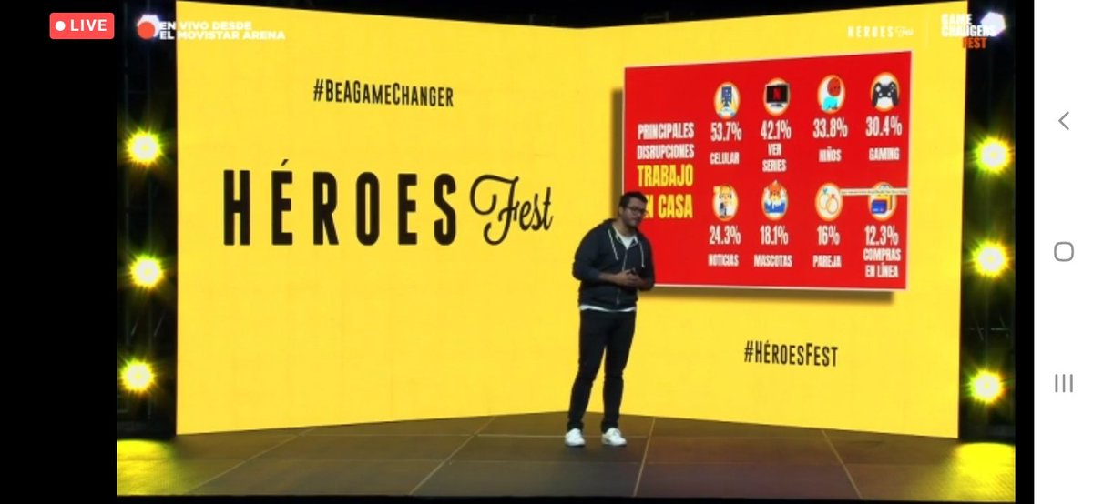 Ha sido tan intensa esta jornada, que no hemos podido despegarnos de la pantalla.

Gracias <a href="/Heroes_Fest/">Héroes Fest</a> @ANDRES_MOTTA 

#GameChangers #BeAGameChanger #HeroesFest