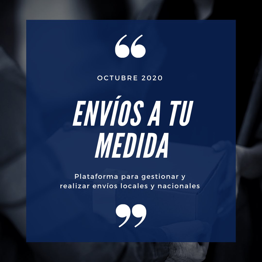 Llegó la nueva plataforma para gestionar envíos locales y nacionales #atumedida 📦