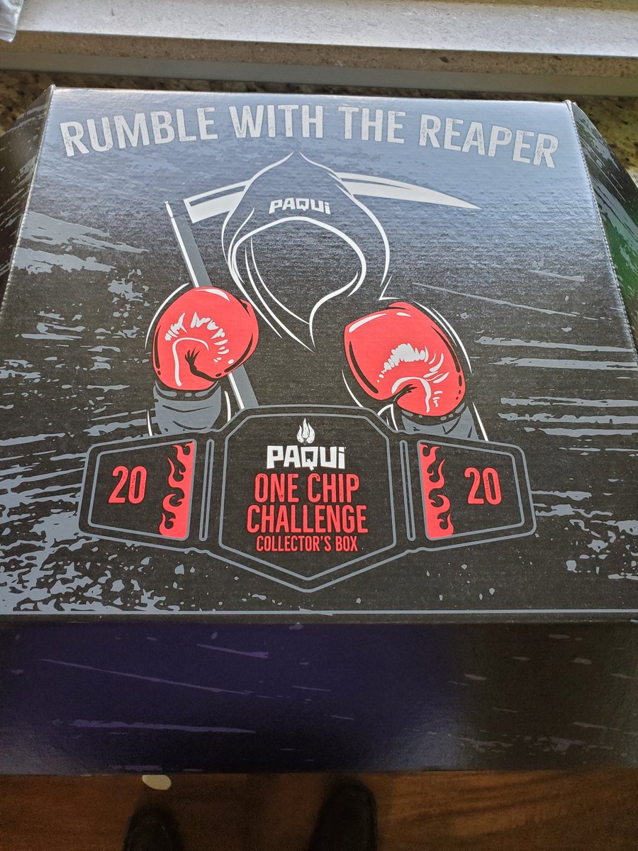 rocco479's tweet photo. #2020 #yearFromHell @paquichips can't wait to kick it's ass! #onechipchallenge. Reaper is going down! https://t.co/kzODKOqoZ4