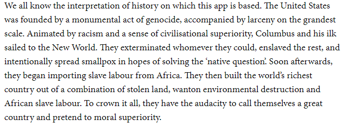 There is a lot to unpack here so we will take each "point" on its own. First, notice how the app that is indoctrinating these students has still not been named. /3