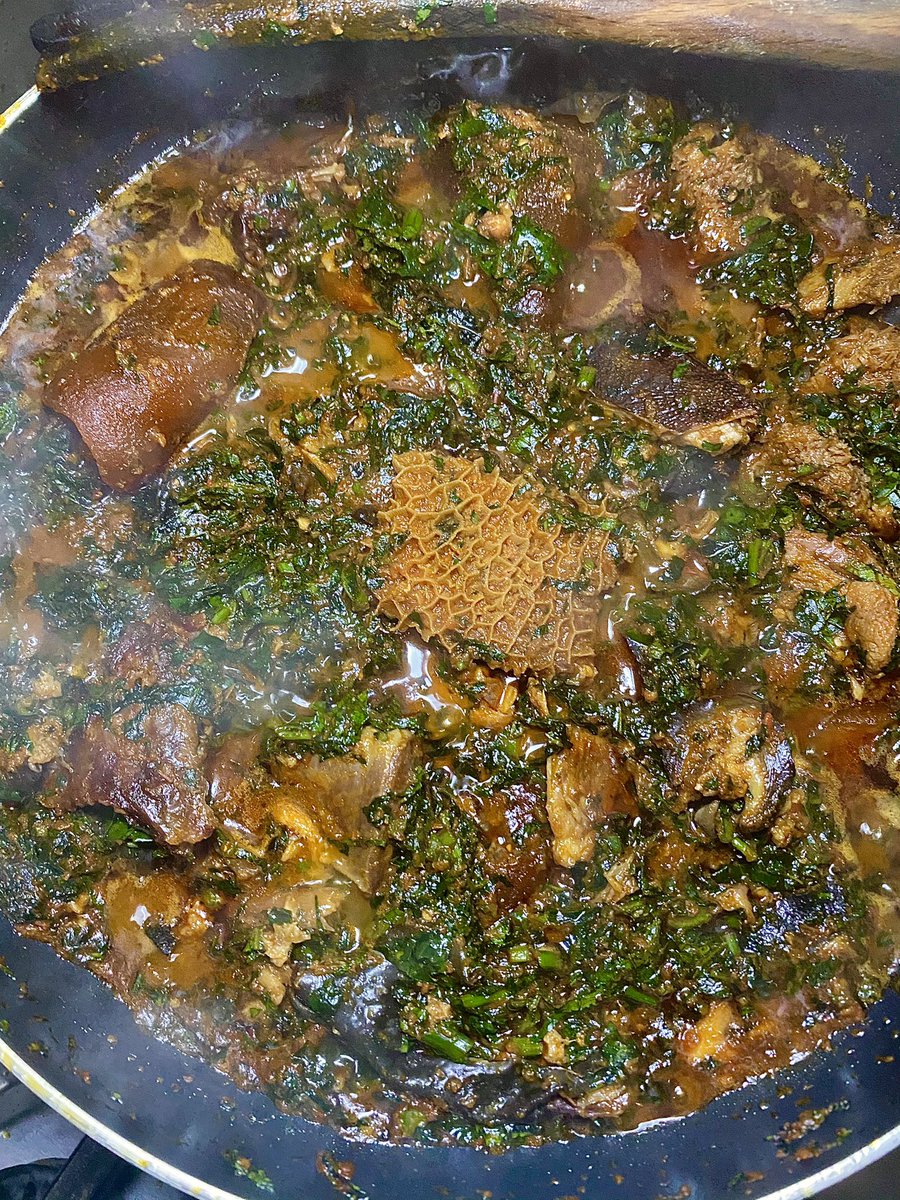 ZuriellesPot's tweet photo. On #cookingnigerianfoodswithoutmsg all you really need to make your Eforiro bang and retain its AUTHENTIC Taste is in Pic 1
Removing Seasoning cubes from your cooking should not take away from its original TasteππΎ
#zuriellespot
#AbujaTwitterCommunity
#foodserviceprovider https://t.co/9I5A2hSKGp