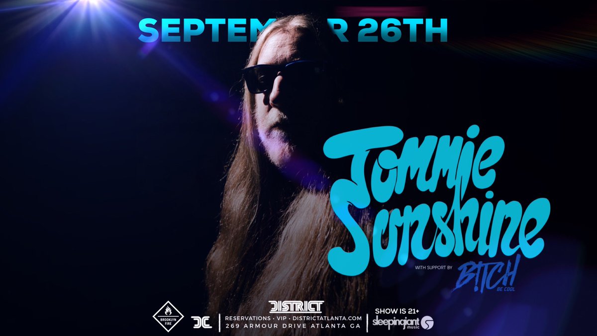 tommiesunshine's tweet photo. .@BrooklynFire #DistrictAtlanta takeover tonight (25% cap) w/ friends & labelmates @b_tchbecool. Iβm playing a very special set crossing many genres in an attempt to elevate those listening out of this year & to a place where not everything everyday is absolutely insane. πΈπ€ͺπΈ https://t.co/i332B2R5u0