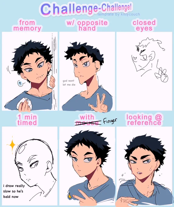 battling artblock at akaashi's expense 