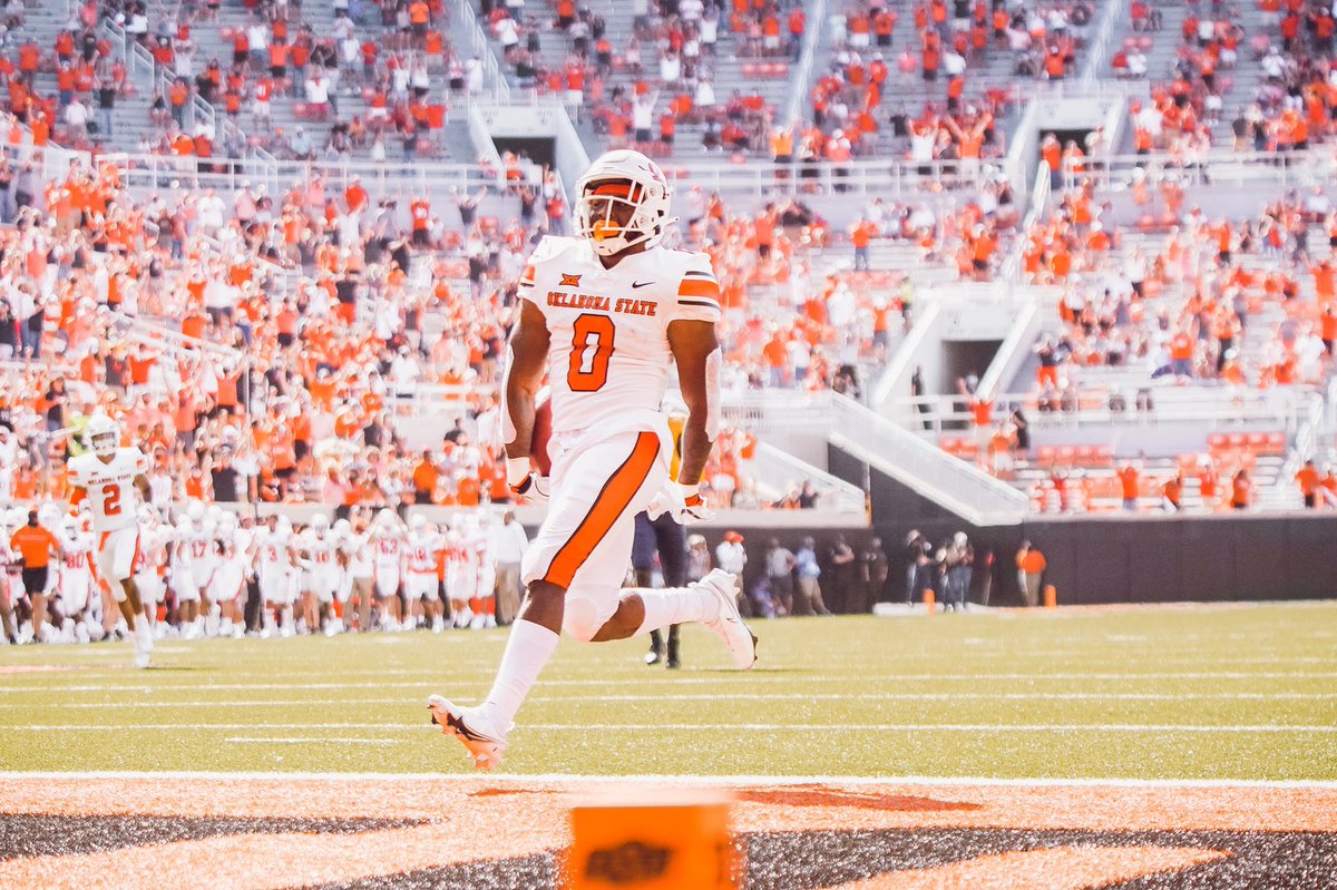 OSUAthletics's tweet photo. He gone. 💨 

#GoPokes  |  #okstate https://t.co/tCyaOhiBoK