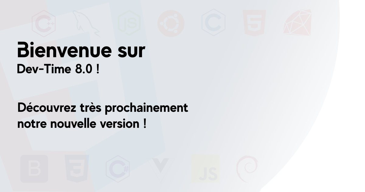 Cybricode's tweet image. Vous souhaitez avoir des informations à propos de #DevTime8 ?
Faites un maximum de #RT afin de nous faire savoir votre hype !

#DevTimeEU