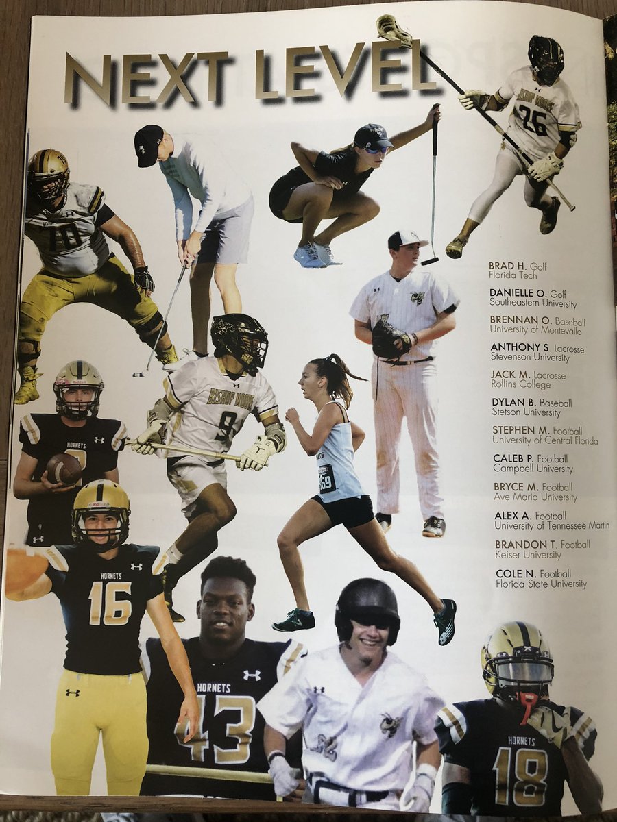 JulieOKane3's tweet photo. Nice to see Brennan featured in the “Next Level” section of the Bishop Moore Fall 2020 Magazine. #BMC_Baseball #UMoTownBaseball https://t.co/RxzP6sY6jy
