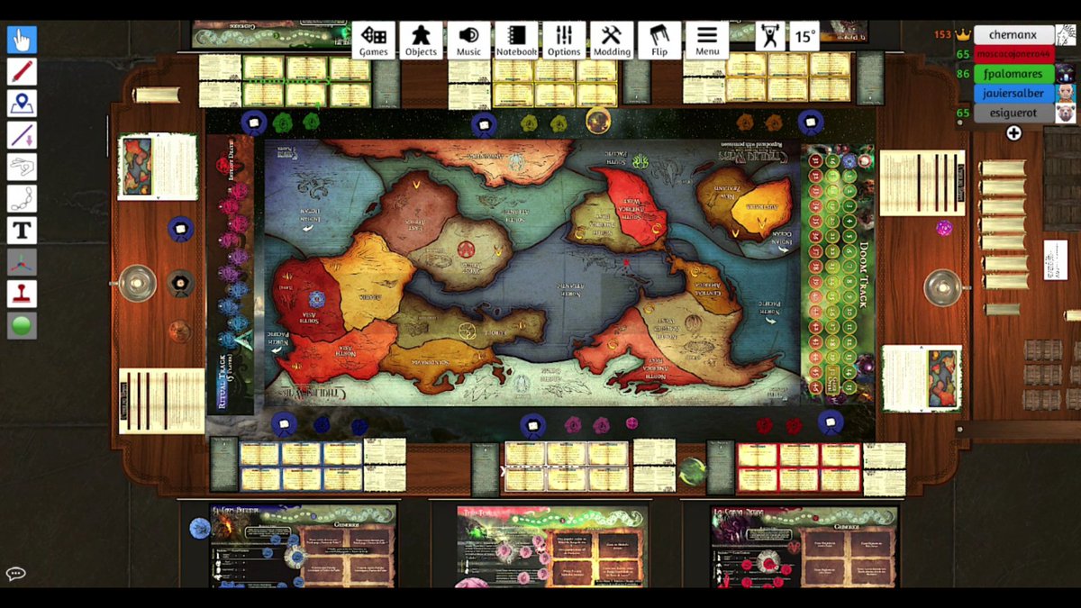 CirculoIsengard's tweet photo. Jugando partida #ZulemaVirtual a #CthulhuWars en @Steam  por TableTop Simulation #juegos #juegosdemesa #Rol #boardgames #20añosjugandojuntos https://t.co/G3JSGcmiS4
