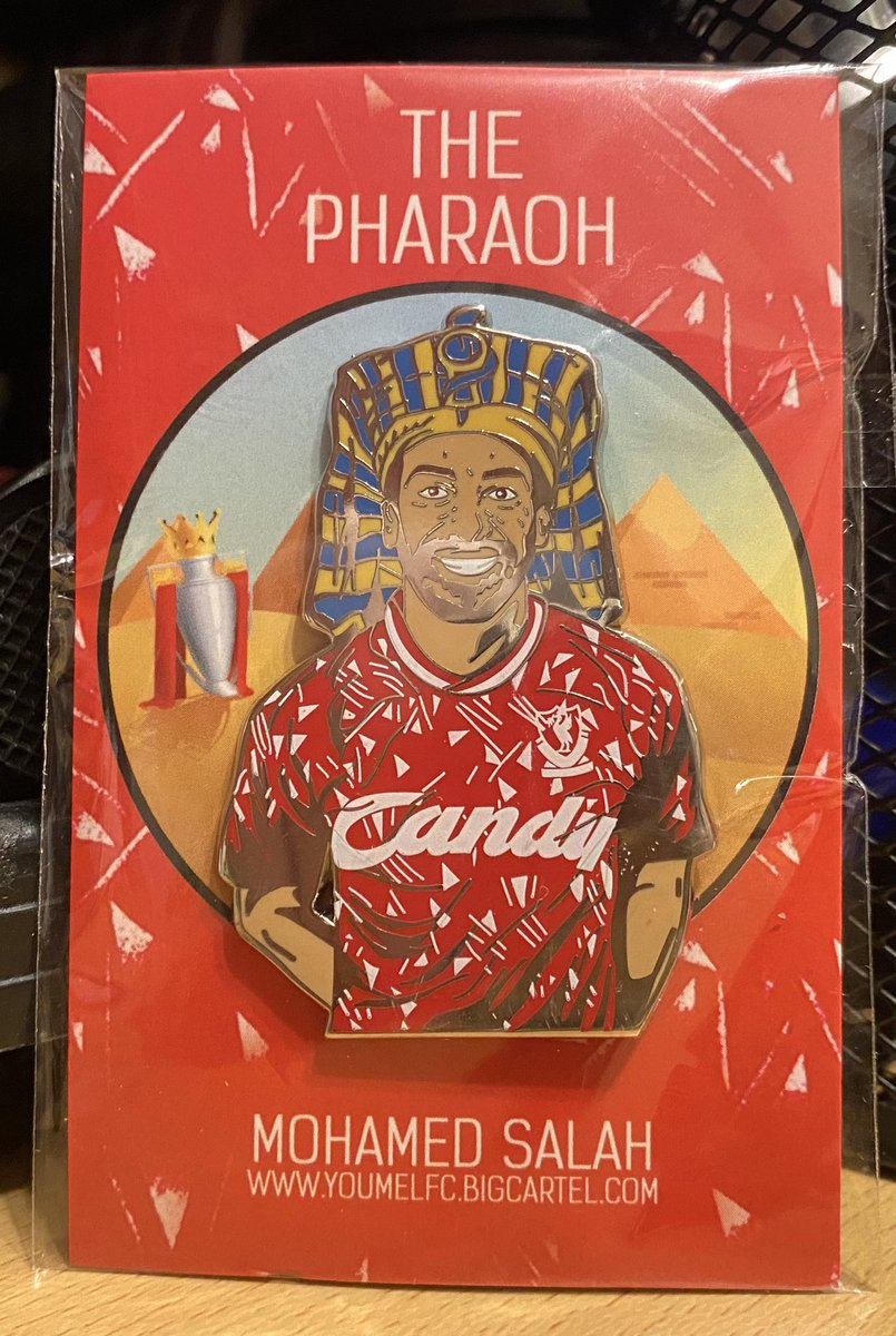 <a href="/YouMeLFC/">LFC Merch and Badges ⚽️</a> Salah arrived this morning cracking badge good detail 👍🙌