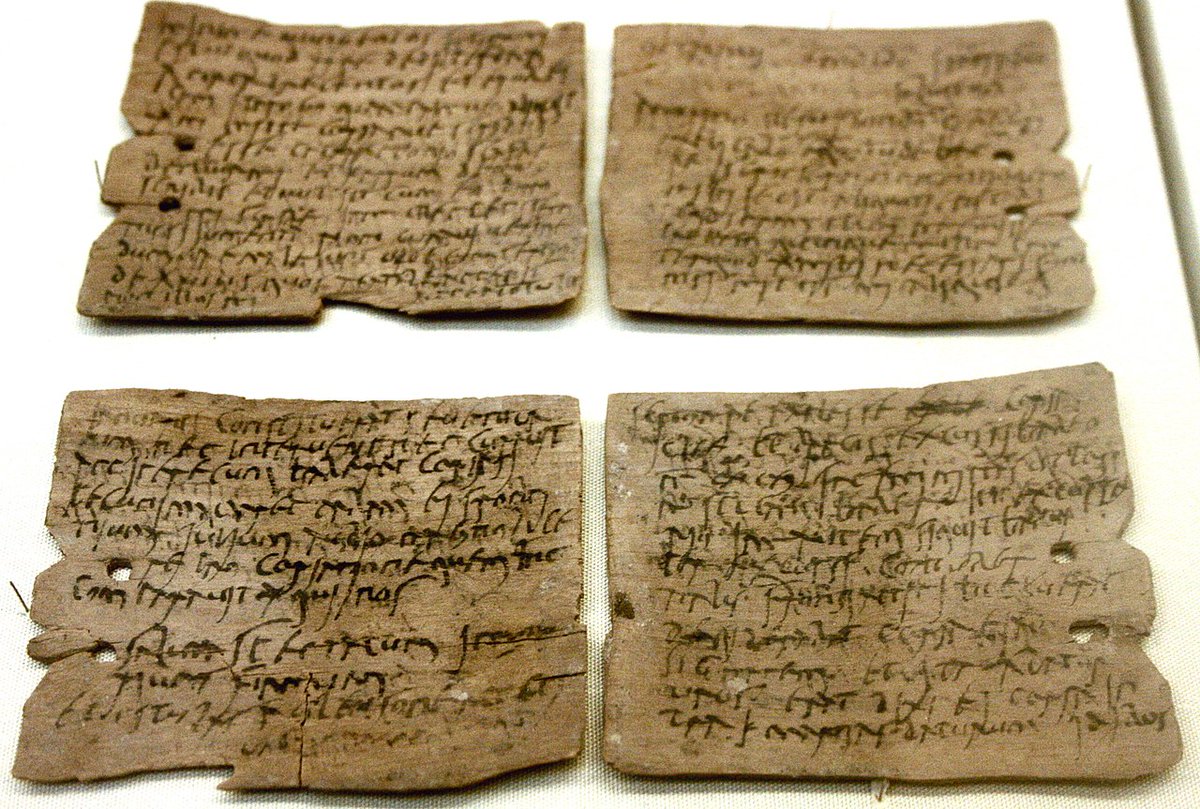 Besides this being a wonderful document that gives us yet another historical source that is so familiar that it makes the centuries between Claudia and us almost melt away, it is also part of the second-oldest writing sample found in Britain; the Vindolanda Tablets.