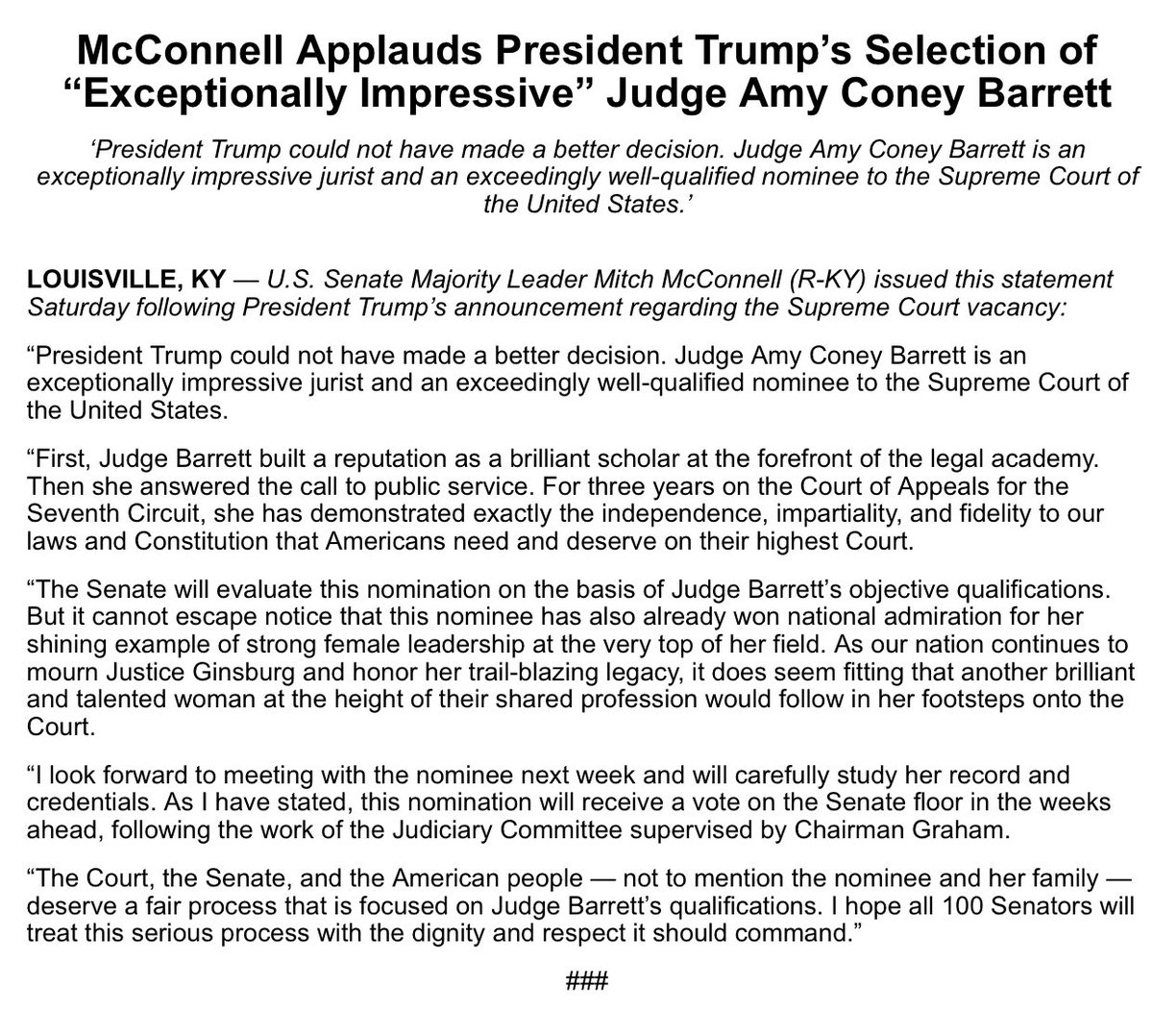 Amy Coney Barrett Qualifications 2025