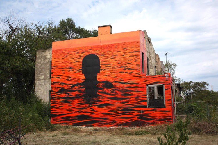 MikePuenteNews's tweet photo. Some of the public art included in #PaintGary https://t.co/rRY5RkNoH6