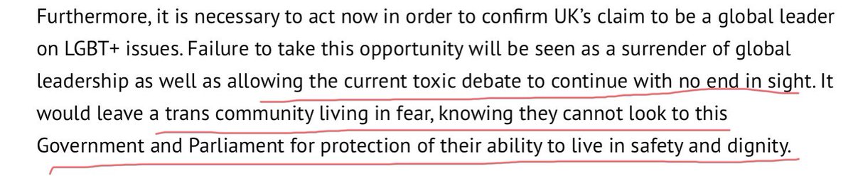 Hyperbole! Women have no record of violent offences against trans people. The reverse cannot be said. The only groups subject to violent threats (on here) and intimidation in real life are Women! How is this different to common garden  #MaleViolence?