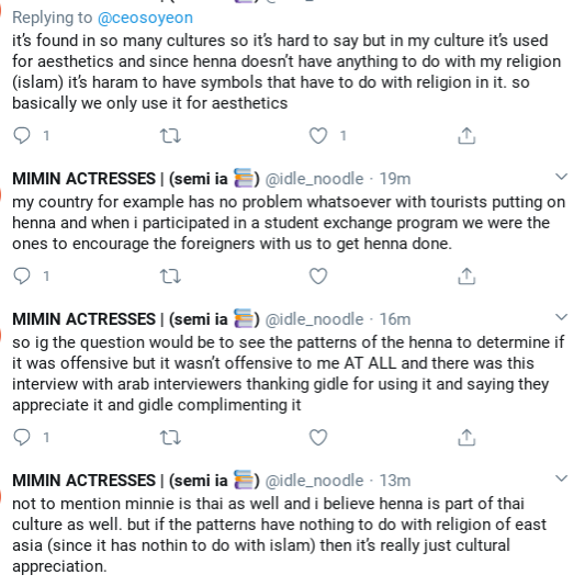 most of my followers from these cultures have said that whether or not henna is ca is subjective. some people don& #39;t mind since it is already used for aesthetic purposes, unless it includes sacred designs or symbols, but others may be offended by any use of henna.