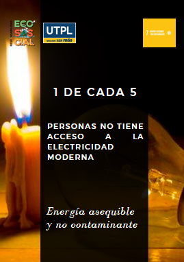 La mayoría de las personas sin acceso a electricidad viven en áreas rurales
 #ECOSOSCIAL
#EnergiaAsequibleYnoContaminanteEC
#ODS
#UTPL