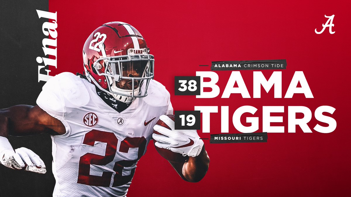 BAMA WINS!

#BamaFactor #RollTide