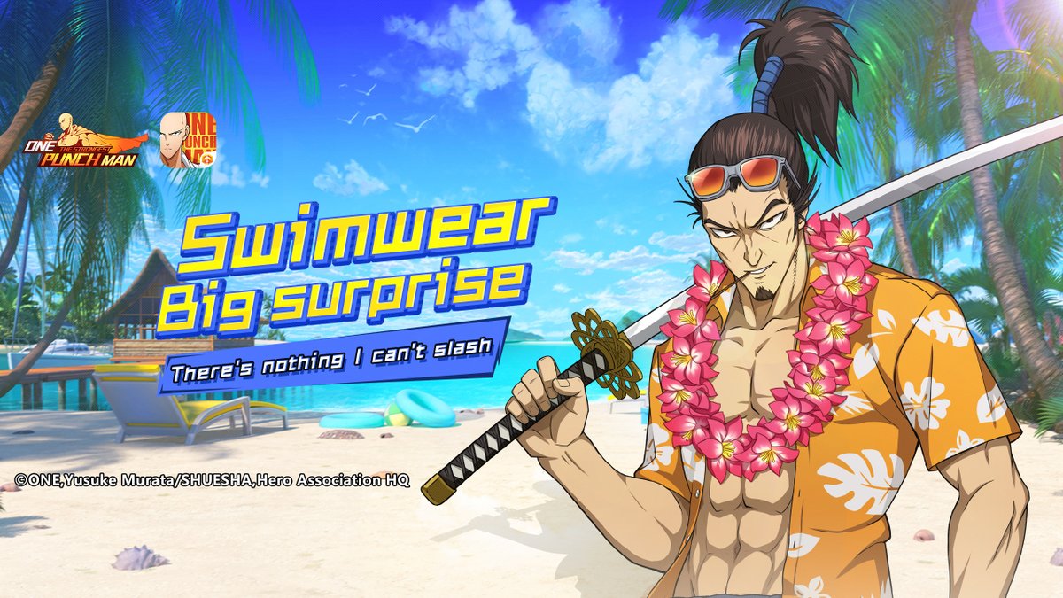 The Swimwear of Atomic Samurai, the hero who believes in absolute justice, is now available for limited time. 
25/9 - 1/10, Special Sale - 100 Days Celebration - New Atomic Samurai Costume Pack. Welcome to check it out~
