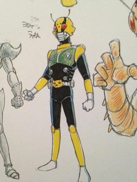 Here we got yet another cat riderI'm thinking they decided 3 riders in Kuuga was too much and they said fuck it and fused Kamen Rider Lady and Kamen Rider Leon together into one rider called Yoroi Rider