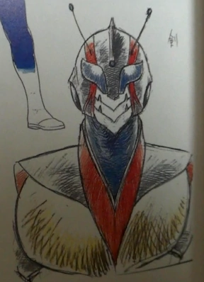 They obviously continued with this tech Kuuga design so much that they basically made him an Ultraman lol