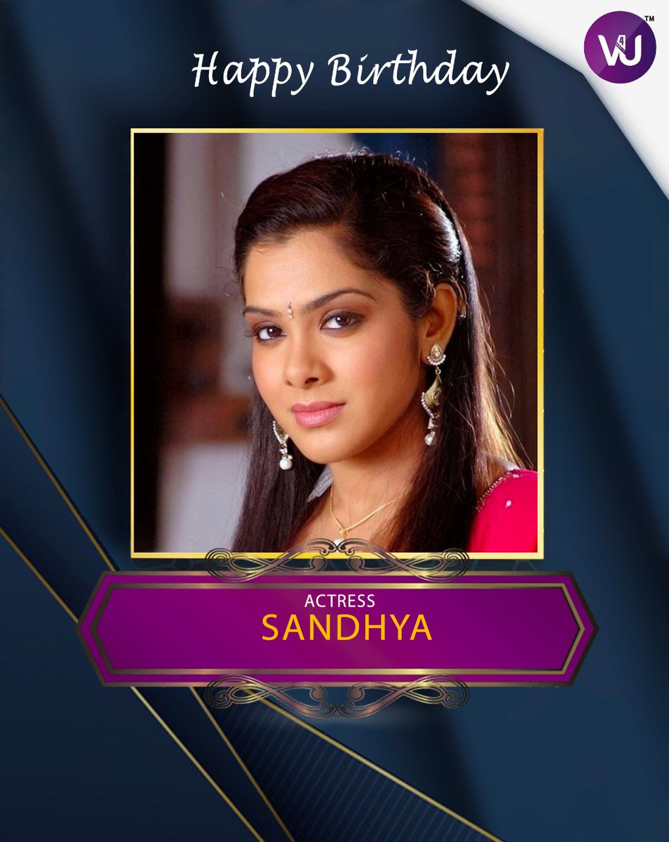 ytensionoffl's tweet photo. Join Us in Wishing a Prosperous Birthday to Actress #Sandhya 🎂😍🎉🎊

#HBDSandhya 

Warm Regards,
Team @V4umedia_ &amp; @RIAZtheboss https://t.co/ifbLvQRQQU