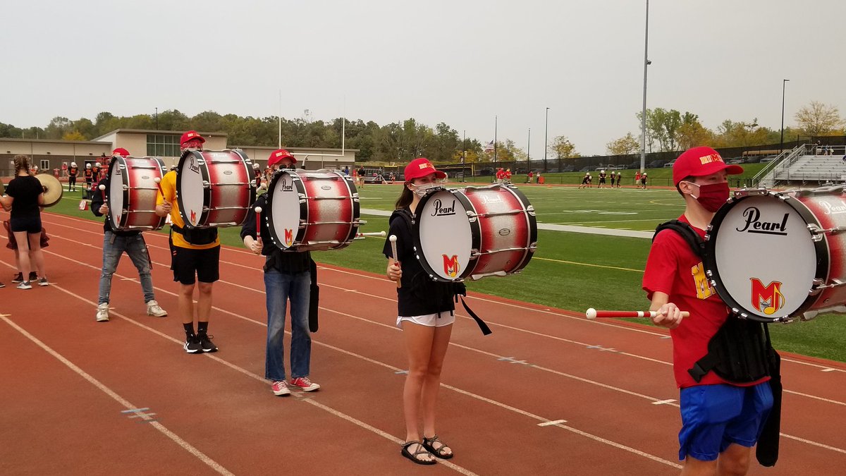 Drumline at 2nd home game this year.  #MISDInspire #MHSInspire