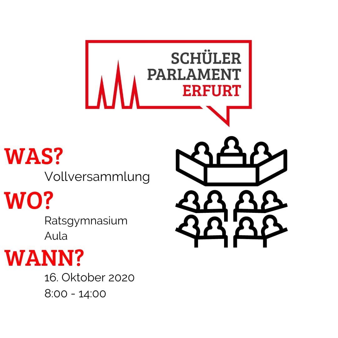 Der Vorstand des Schülerparlamentes darf euch ganz herzlich zur nächsten Vollversammlung einladen. Aus gegebenen Umständen ist eine vorherige Anmeldung über den Link in der Instagram Bio zwingend erforderlich. Wir freuen uns auf deine Teilnahme
Der Vorstand des Schülerparlamentes