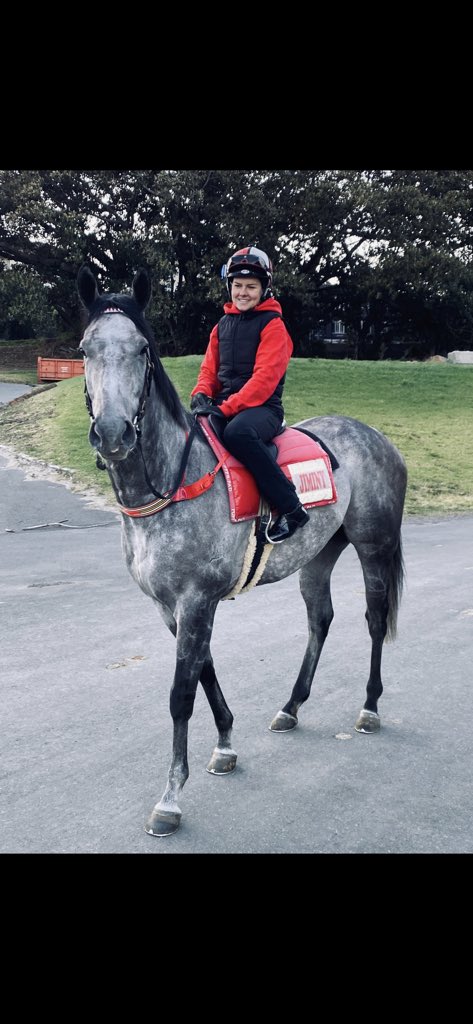 Really ready to rumble now! You get the feeling @cejay_graham looks forward to Sunday mornings. Classique Legend out and about this morning, the Premiere Stakes the next stop on the way to #TheTABEverest 

📸 Carmel Size