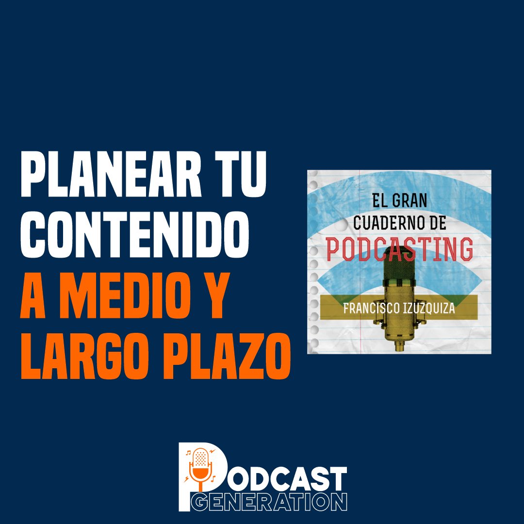 Es importante tomar en cuenta lo siguiente al momento de planear:
 
Temas de los que voy a hablar con anticipación
Pensar en posibles invitados
Disponibilidad de agenda que nos permita tener esa recurrencia y constancia. <a href="/izuzquiza/">Francisco Izuzquiza</a> 

 #podcastgeneration #cuadernodepodcasting