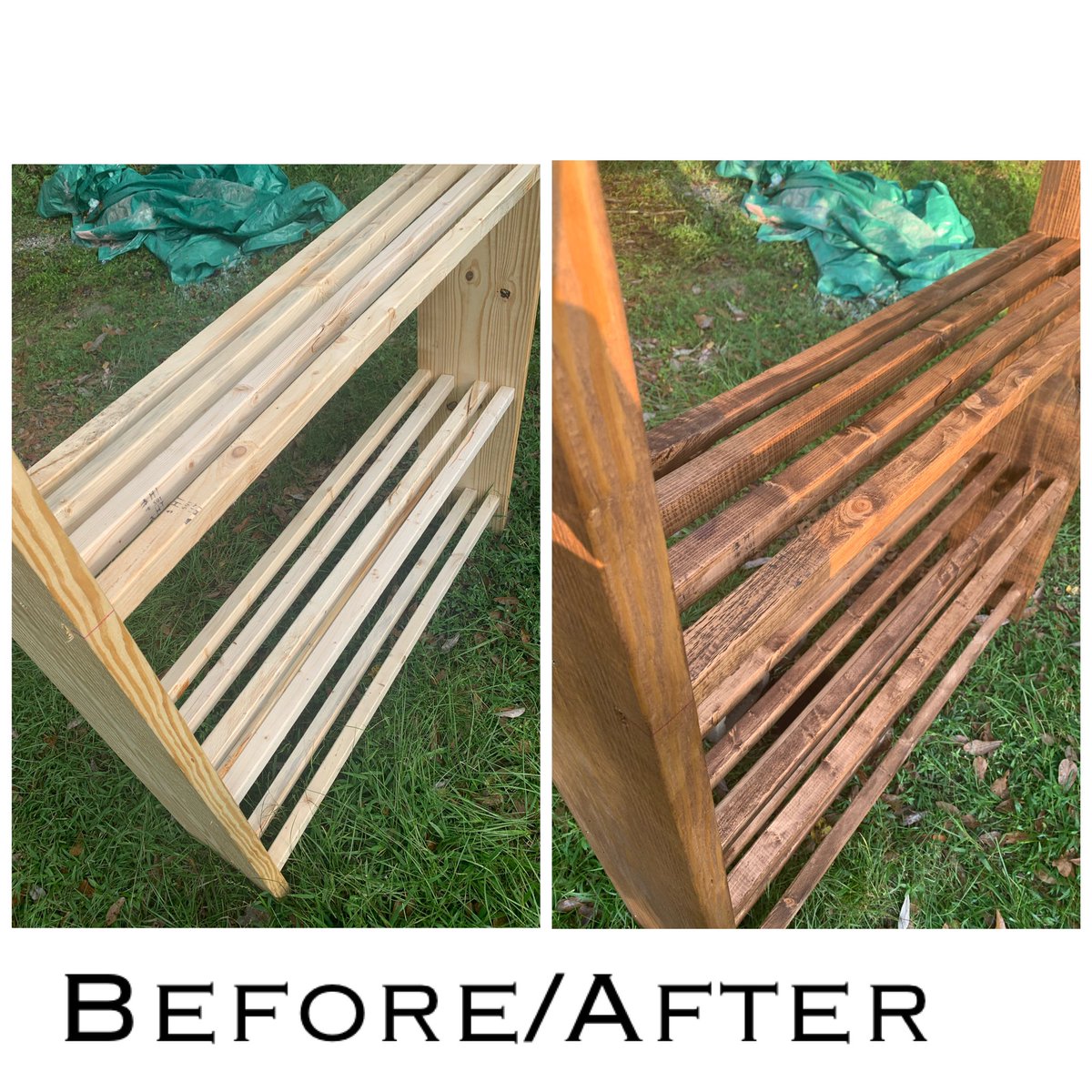 I wanted a bookshelf and couldn’t find anything that fit my style for a good price so for $46, I made my own! Designed and built by yours truly! 👩‍🔧🔨🌲