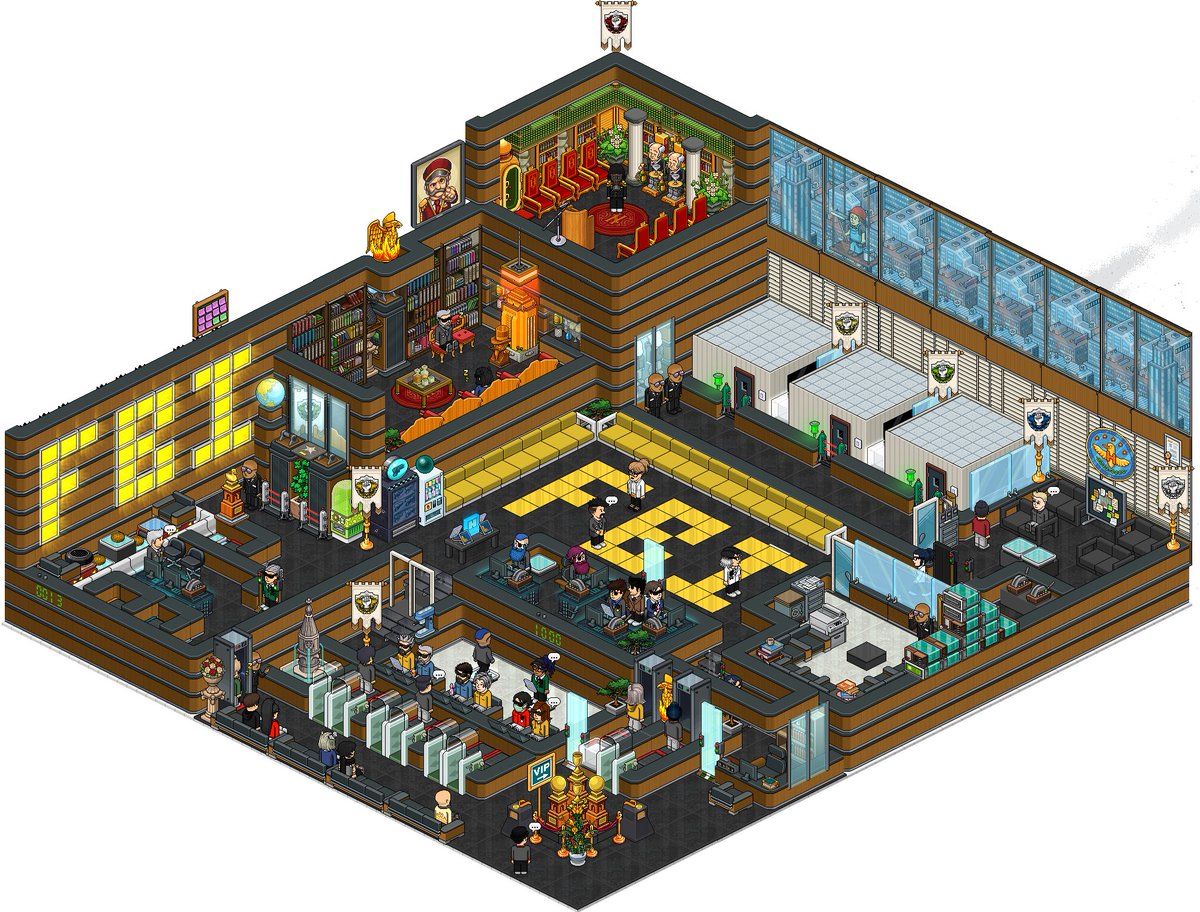 piter_habbo's tweet photo. Boa noite, @HabboPTBR! 

Acaba de ser apresentada, a mais nova Sede do FBI FORÇAS ARMADAS® Oficial, mais uma vez, a História sendo escrita. 

Procure por Alexandre.2k e aliste-se na Primeira Polícia da História do Habbo Hotel. Jogue Habbo e divirta-se connosco de forma segura! https://t.co/Ino5oFY2bi