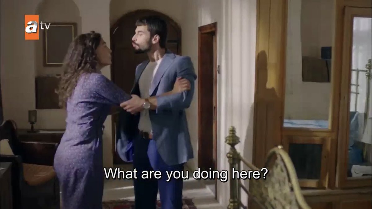 i thought he was sneaking in to see her but he’s there for azat sksjsjjsjs  #Hercai  #ReyMir