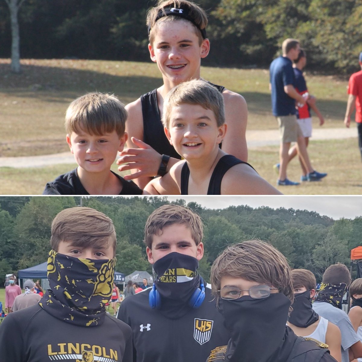 Top: 2016 Section Race at Spain Park.
Bottom:2020 Race at Spain Park.