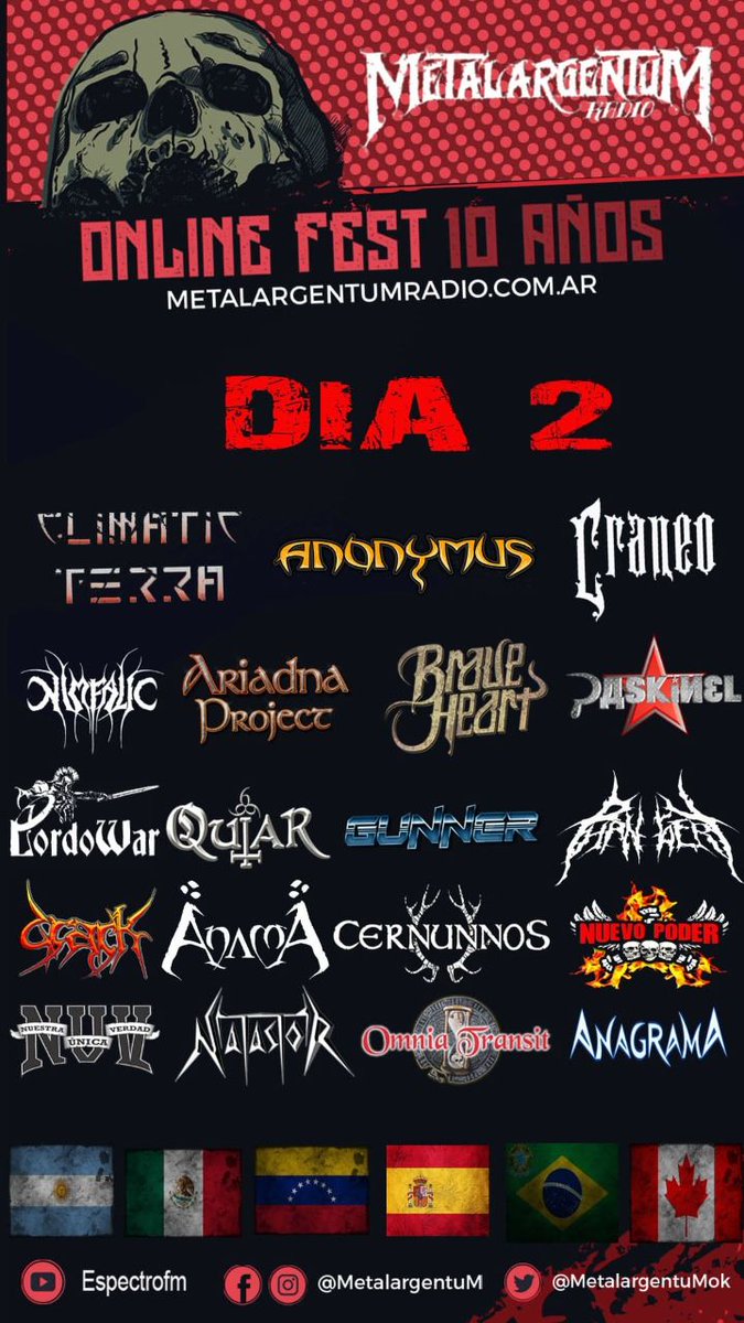 roykhamus's tweet photo. Sabado de #metallatino #moshfest #metalargentum https://t.co/PHsKYVQCEz