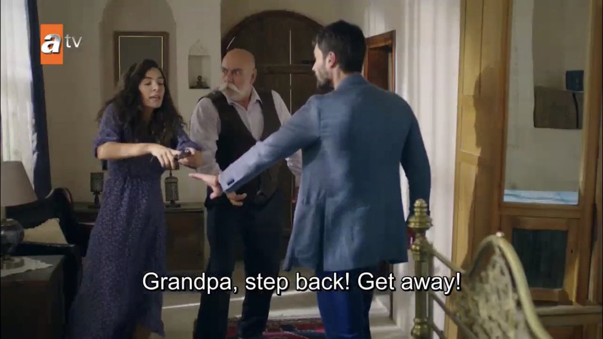 no one can shoot miran if reyyan threatens to shoot him first ugh her mind  #Hercai  #ReyMir