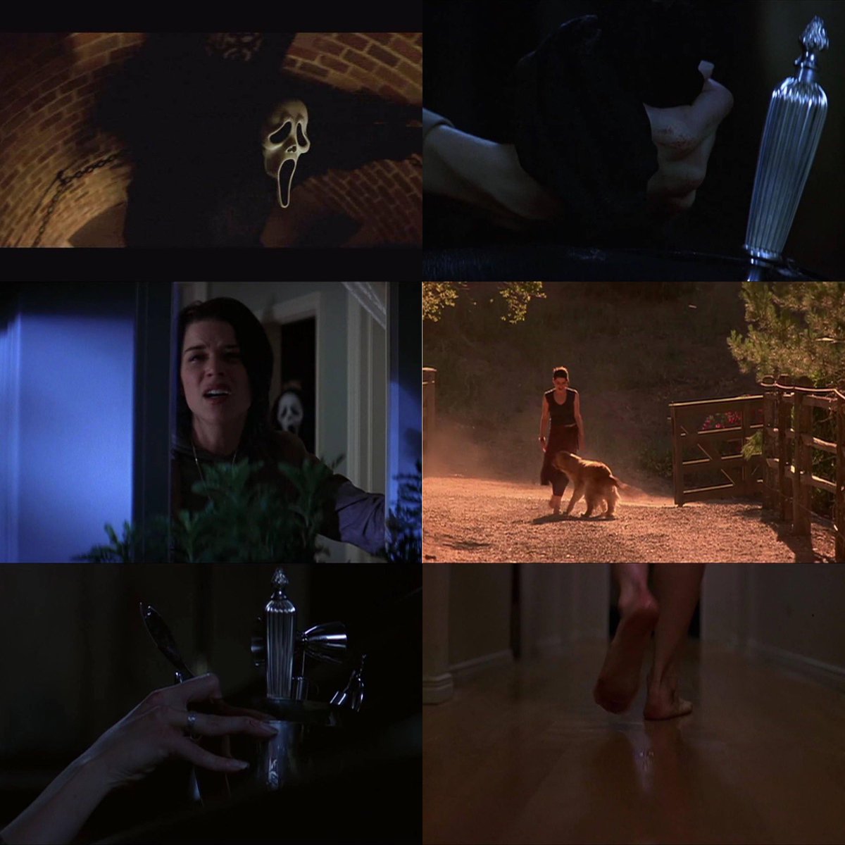 The imagery in the film is really beautiful. Wes Craven did his best to remind people it’s still a horror movie, even when the script required a more campy murder mystery approach / less gore / violence due to the Columbine Massacre of 1999.