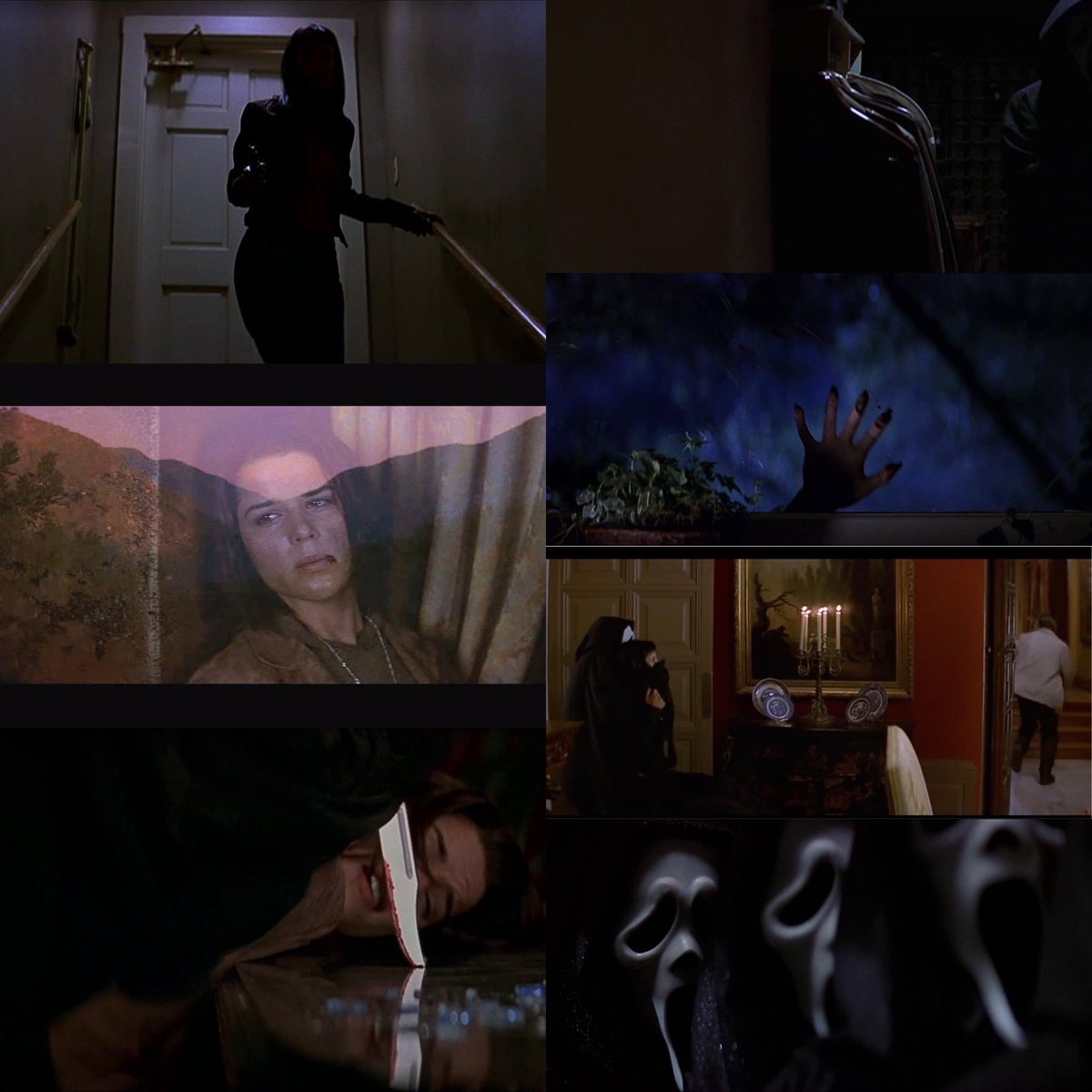 The imagery in the film is really beautiful. Wes Craven did his best to remind people it’s still a horror movie, even when the script required a more campy murder mystery approach / less gore / violence due to the Columbine Massacre of 1999.