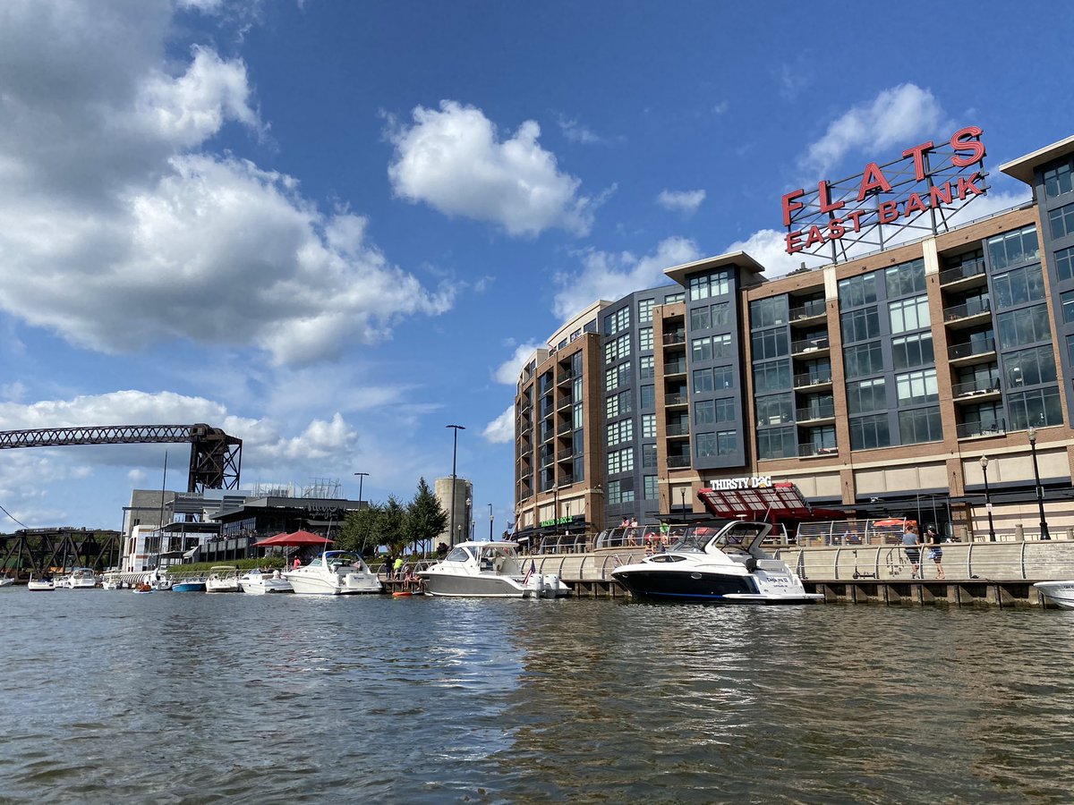 Was this the last day of summer weather? We shall see, but what a day it was and all of Cleveland seemed to be making the most of it.  Started with a paddle board launch from  @clevemetroparks  #MerwinsWharf and headed to the lake  @ShareTheRiver  @FlatsForward