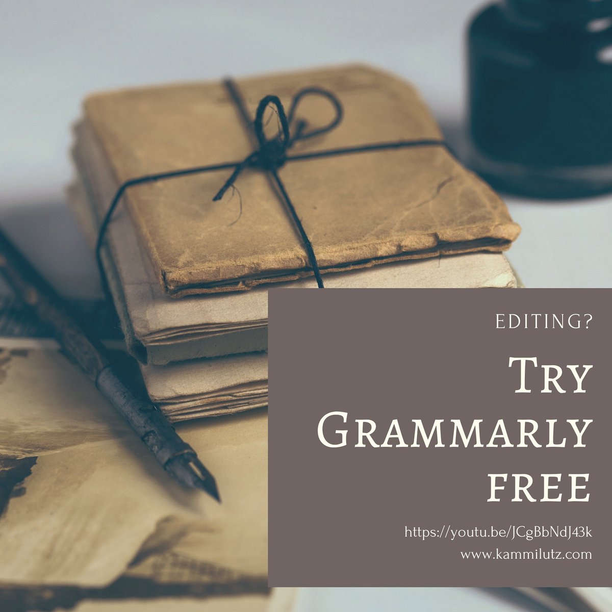 flashforauthors's tweet photo. If you are almost finished #amwriting or you just started #amediting and want to self-edit your manuscript, check out my latest video on how easy it is to use Grammarly's free software to line edit yourself.
#writersoftwitter #writingcommunity #FlashUniversity #flashforauthors https://t.co/EFurBKDVKP