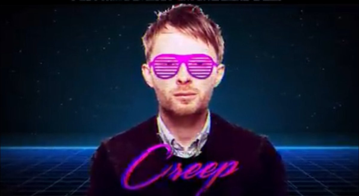 Favorite song of the #90s in the sound of the #80s.  Stay tuned, I’ll have many more tracks to share youtu.be/qzux3UJk9Ts.  #retrowave #80smusic #80sChildRadio #1980s #vaporwave #remix #radiohead #AppleMusic #music